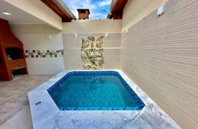 Casa ampla com piscina e varanda gourmet no caiçara – 200mts da praia
