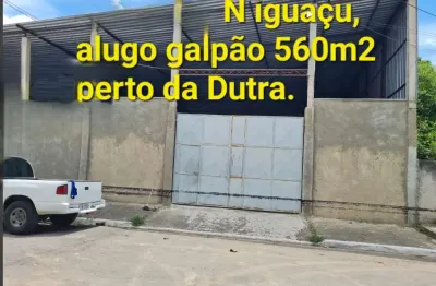 Galpão para locação em nova iguaçu, vila nova, 2 banheiros