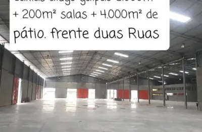 Galpão para locação em duque de caxias, chácaras rio-petrópolis, 2 banheiros