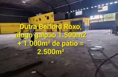 Barracão / Galpão / Depósito para alugar no Centro, Belford Roxo 