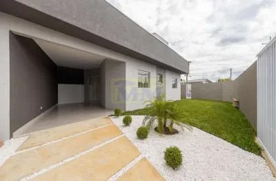 Casa de esquina nova em pinhais que permite financiamento bancário.