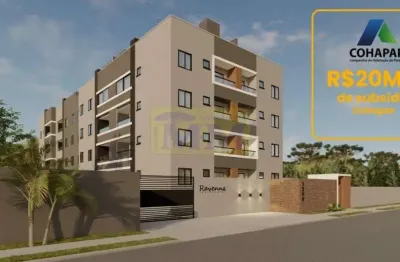 Apartamento com 3 quartos à venda na rua rio paraná, 1340, weissópolis, pinhais, 67 m2 por r$ 388.000