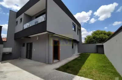 'espaço e privacidade em pinhais: lindo sobrado 3 quartos e hidromassagem, perfe