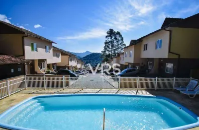 Casa com 3 dormitórios à venda, 79 m² por r$ 299.000,00 - araras - teresópolis/rj