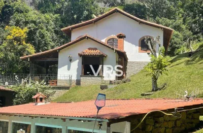 Casa com 5 dormitórios à venda, 300 m² por r$ 2.000.000,00 - parque do imbui - teresópolis/rj