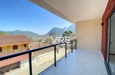 Apartamento com 2 dormitórios à venda, 98 m² por r$ 370.000,00 - santa cecília - teresópolis/rj