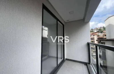 Apartamento com 2 dormitórios à venda, 70 m² por r$ 600.000,00 - várzea - teresópolis/rj