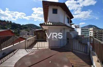 Cobertura com 5 dormitórios à venda, 176 m² por r$ 1.600.000,00 - agriões - teresópolis/rj
