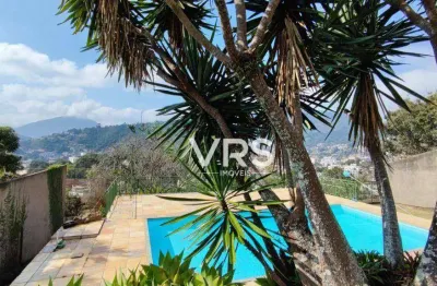Casa com 6 dormitórios à venda, 423 m² por r$ 1.800.000,00 - iucas - teresópolis/rj