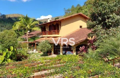 Casa com 5 dormitórios à venda, 271 m² por r$ 950.000,00 - albuquerque - teresópolis/rj