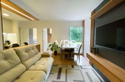 Apartamento com 2 dormitórios à venda, 47 m² por r$ 367.500,00 - ermitage - teresópolis/rj
