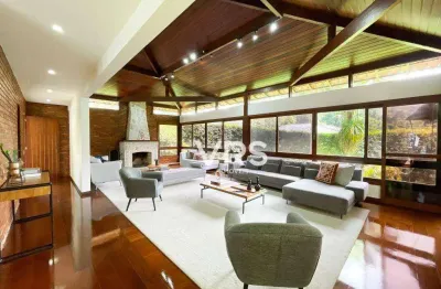 Casa com 5 dormitórios à venda, 258 m² por r$ 3.800.000,00 - quebra frascos - teresópolis/rj