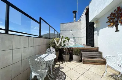 Cobertura com 3 dormitórios à venda, 102 m² por r$ 755.000,00 - agriões - teresópolis/rj