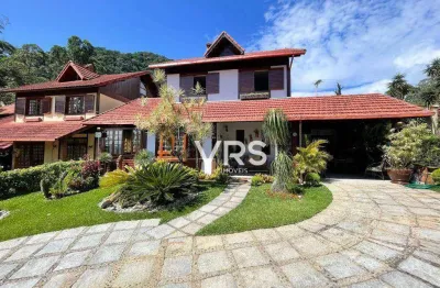 Casa com 4 dormitórios à venda, 199 m² por r$ 1.800.000,00 - granja guarani - teresópolis/rj