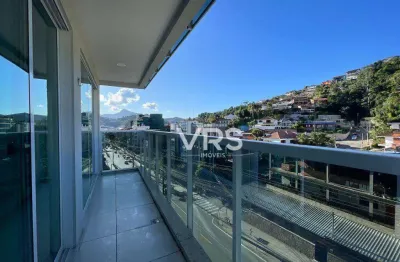 Apartamento com 1 dormitório à venda, 52 m² por r$ 480.000,00 - várzea - teresópolis/rj