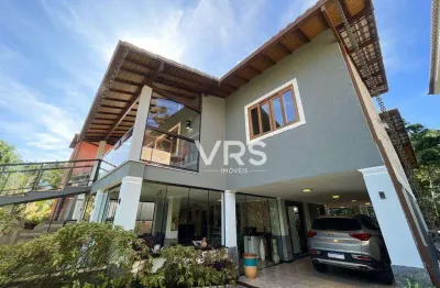 Casa com 4 dormitórios à venda, 250 m² por r$ 1.280.000,00 - posse - teresópolis/rj