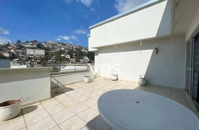 Cobertura com 3 dormitórios à venda, 88 m² por r$ 890.000,00 - várzea - teresópolis/rj
