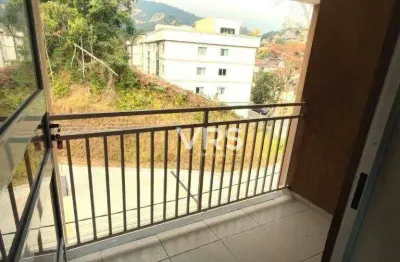Apartamento com 2 dormitórios à venda, 50 m² por r$ 290.000 - pimenteiras - teresópolis/rj