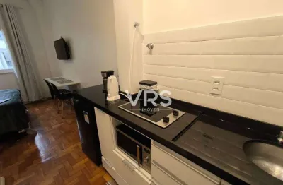 Apartamento com 1 dormitório à venda, 15 m² por r$ 185.000 - alto - teresópolis/rj