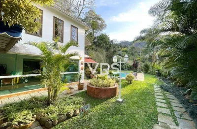 Casa com 5 dormitórios à venda, 513 m² por r$ 2.700.000,00 - parque do imbui - teresópolis/rj