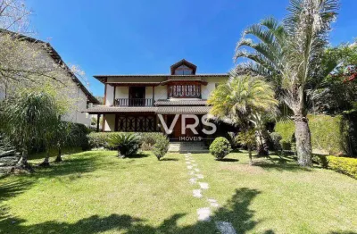 Casa com 5 dormitórios à venda, 600 m² por r$ 2.990.000 - vale dos eucaliptos - teresópolis/rj