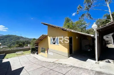 Casa com 2 dormitórios à venda, 52 m² por r$ 385.000,00 - araras - teresópolis/rj