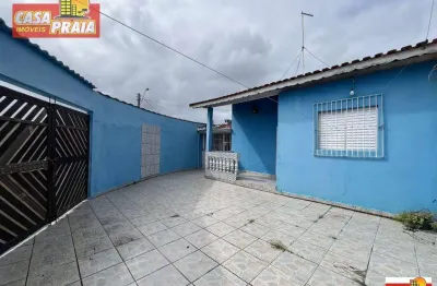Casa com churrasqueira, 2 quartos 600 metros da praia! 68 m² por r$ 219.900 - plataforma - mongaguá/sp
