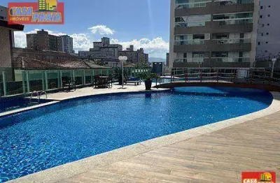 Apartamento 2 quartos com piscina lazer completo - boqueirão - praia grande/sp