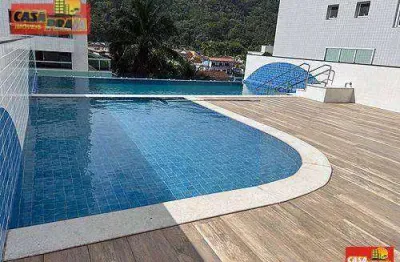 50 metros da praia! apartamento com 2 dormitórios e lazer completo! 85 m² por r$ 450.000 - centro - mongaguá/sp
