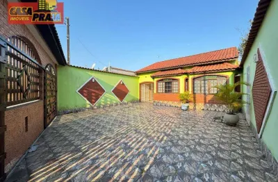 Casa com 2 dormitórios à venda, 90 m² por r$ 350.000 - oceanópolis - mongaguá/sp