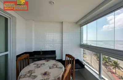 Apartamento com vista para o mar! 2 dormitórios, 70 m² por r$ 445.000 - balneário santa eugênia - mongaguá/sp