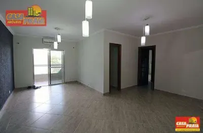 Apartamento 3 quartos sacada centro a 80 metros praia