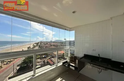 Apartamento com vista para o mar! 2 dormitórios, 70 m² por r$ 360.000 - balneário santa eugênia - mongaguá/sp