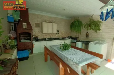 Sobrado com 3 quartos à venda, 152 m² por r$ 399.000 - vila vera cruz - mongaguá/sp