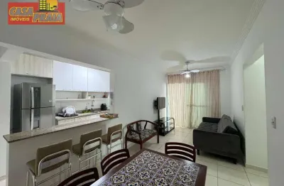 Apartamento com varanda gourmet e 2 dormitórios, 72 m² por r$ 350.000 - vila atlântica - mongaguá/sp