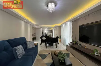 Cobertura de alto padrão com 4 quartos e lazer completo, 196 m² por r$ 1.900.000 - centro - mongaguá/sp
