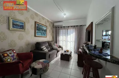 Apartamento 80 metros da praia com 2 dormitórios, 75 m² por r$ 336.000,00 - centro - mongaguá/sp