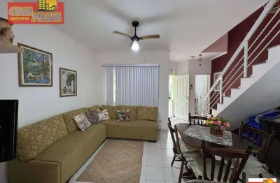 Sobrado com 2 quartos 200 metros da praia! por r$ 305.000 - centro - mongaguá/sp