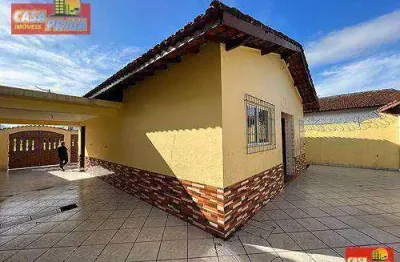 Casa sol da tarde à menos de 200 metros da praia! casa 2 quartos, 81 m² por r$ 350.000 - vila atlântica - mongaguá/sp