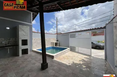 Mongagua lado praia casa com piscina 3 quartos, 106 m² por r$ 499.900 - agenor de campos