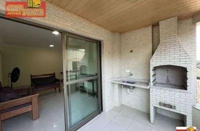Pertinho da praia! apartamento 2 dormitórios e lazer completo, 78 m² por r$ 480.000 - centro - mongaguá/sp