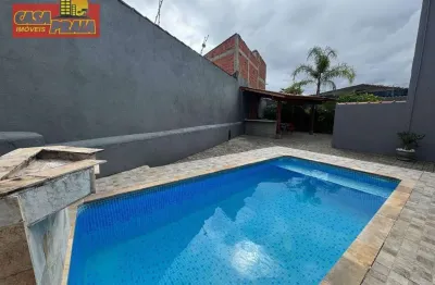 Lado praia sobrado condomínio fechado com piscina 2 quartos, 65 m² por r$ 275.000 - mongaguá/sp