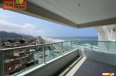 Vista para o mar mongagua apartamento 2 quartos, lazer completo 76 m² por r$ 380.000 - vila atlântica - mongaguá/sp