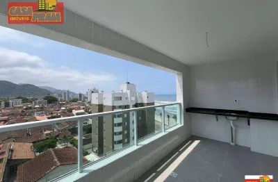 Vista para o mar mongagua apartamento novo 2 quartos, piscina lazer completo 79 m² por r$ 360.000 - vila atlântica - mongaguá/sp