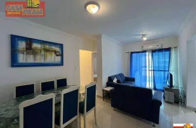 Apartamento vista lateral para o mar! 2 dormitórios 72 m² por r$ 420.000 - centro - mongaguá/sp
