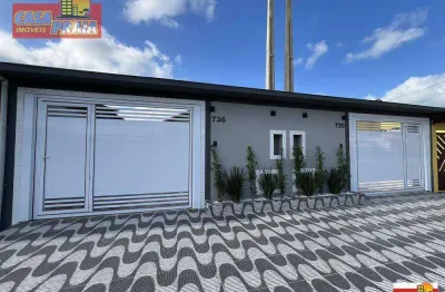 Lazer e conforto! casa 3 quartos 79 m² por r$ 441.000 - balneário itaguaí - mongaguá/sp