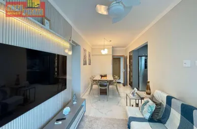 De alto padrão com vista ao mar! apartamento 2 quartos, 74 m² por r$ 550.000 - centro - mongaguá/sp