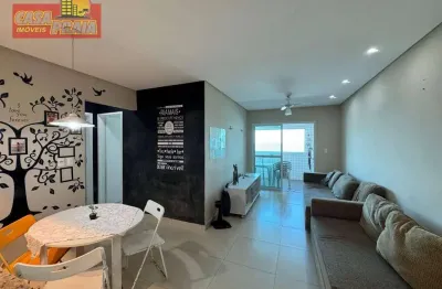 Em frente ao mar! apartamento com 2 quartos, 75 m² por r$ 420.000 - vila atlântica - mongaguá/sp