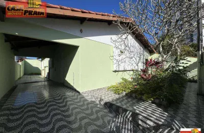 Casa espaçosa 30 metros da praia com 3 dormitórios, 116 m² por r$ 530.000 - jardim praia grande - mongaguá/sp