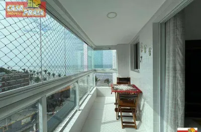 Terraço gourmet vista para o mar! apartamento 2 quartos, 70 m² por r$ 429.000 - vila atlântica - mongaguá/sp